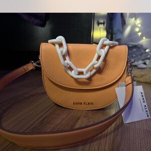 Anne Klein Orange Crossbody Bag